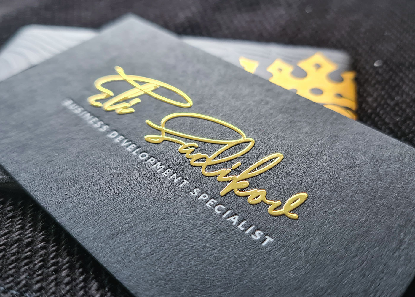 High Quality Embossed Business Cards, Professional Business Card