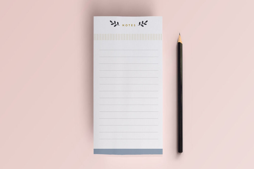 Linen Notepads | Lined | Printing Brooklyn